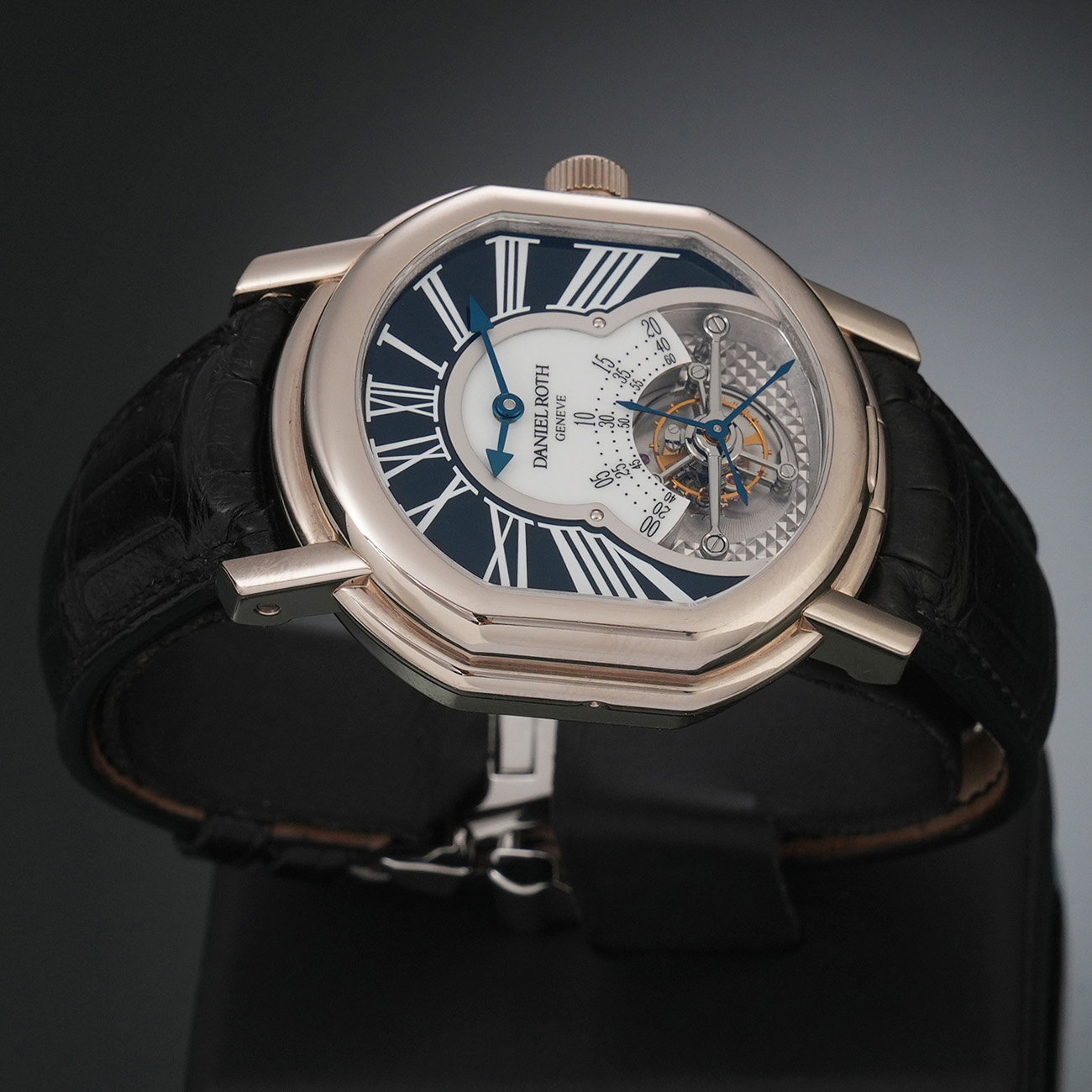 Daniel Roth Masters Tourbillon 8-Day 18K White Gold Men's Watch,